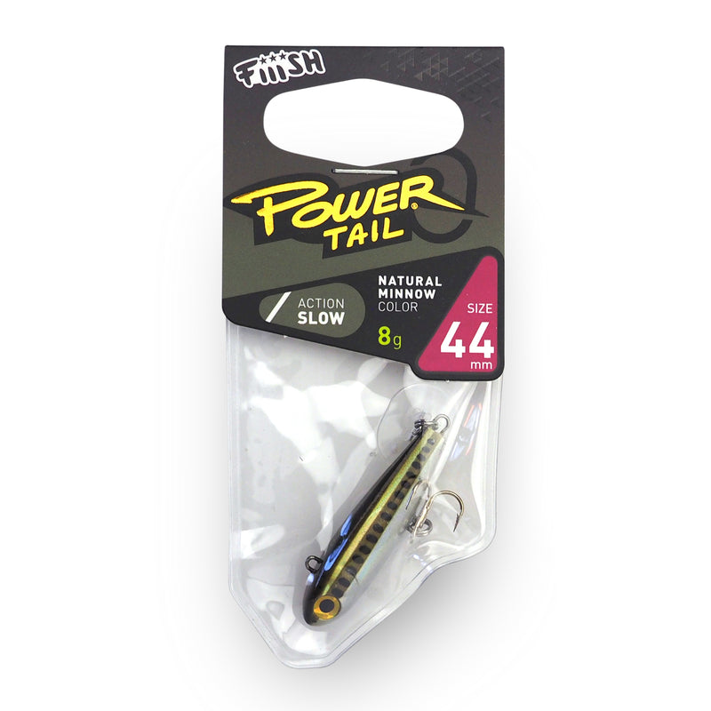 Fiiish Power Tail 44mm Slow 8g Natural Minnow PWT574