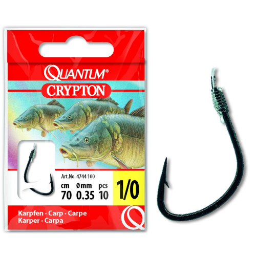 carp fishing hooks to nylon Quantum Crypton Carp Hook-to-Nylon