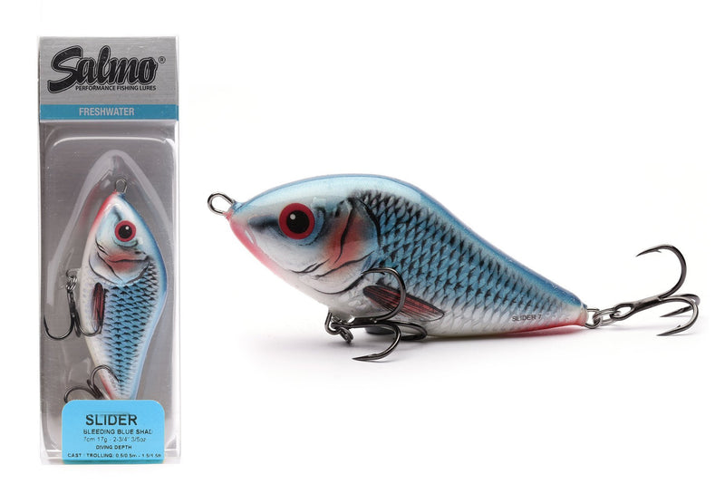 Salmo Slider Sinking 7cm 21g Bleeding Blue Shad