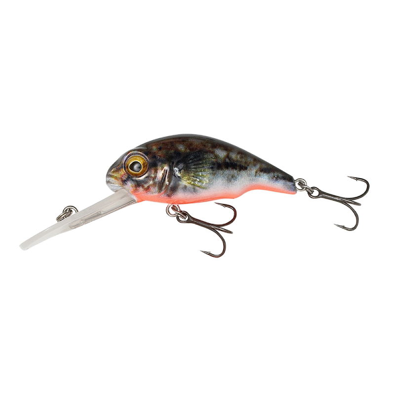 Savage Gear 3D Goby Crank Bait F 4cm UV Red and Black