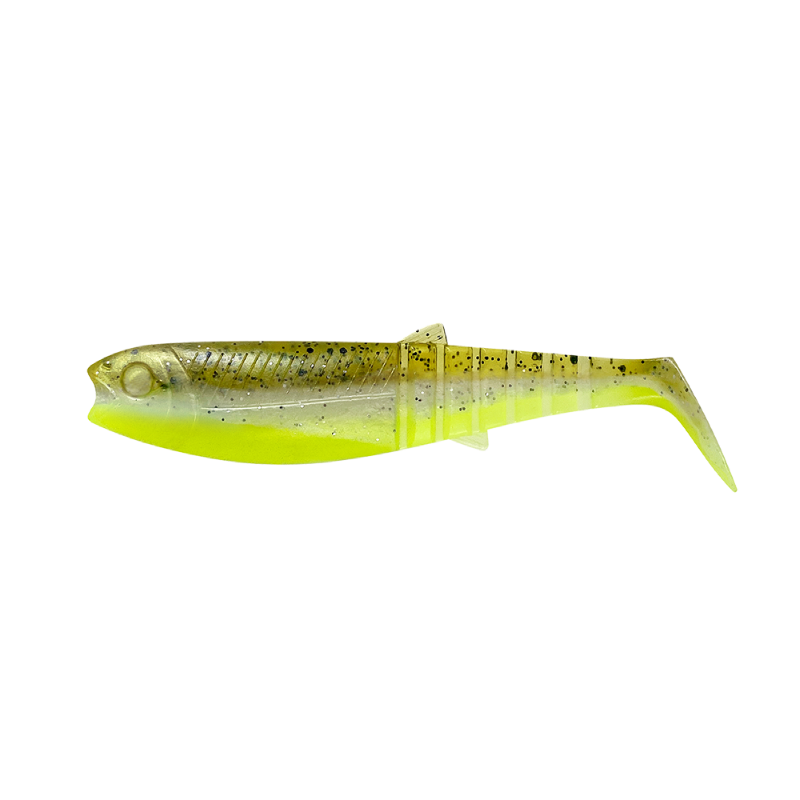 Savage Gear Cannibal Shad 8cm 5g Green Pearl Yellow 5pcs