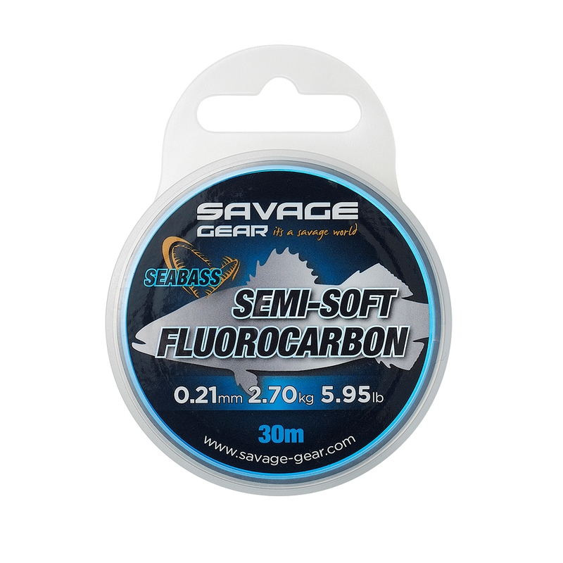 Savage Gear Semi Soft Fluorocarbon Seabass 30m