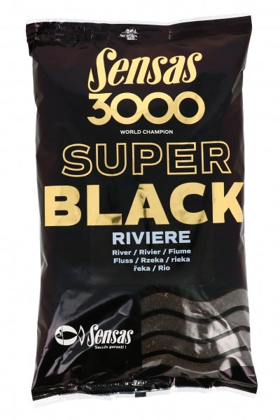 Sensas 3000 Super Black River groundbait