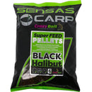 Sensas Super Feed Pellets Black Halibut