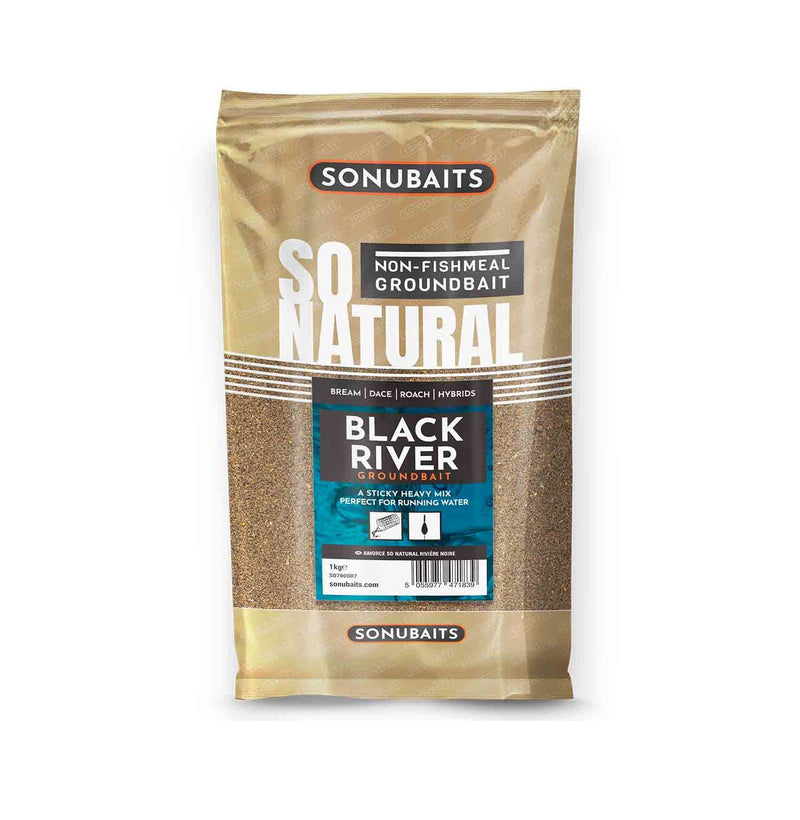 Sonubaits So Natural Black River Groundbait 1kg