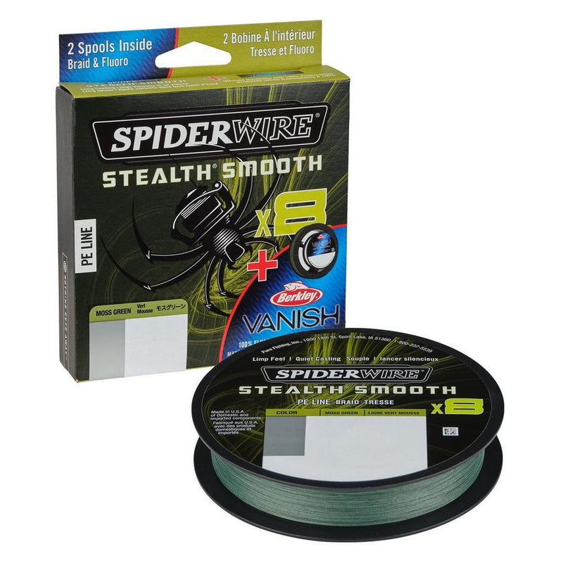 SpiderWire SS8braid 150m and FC Duo Spool