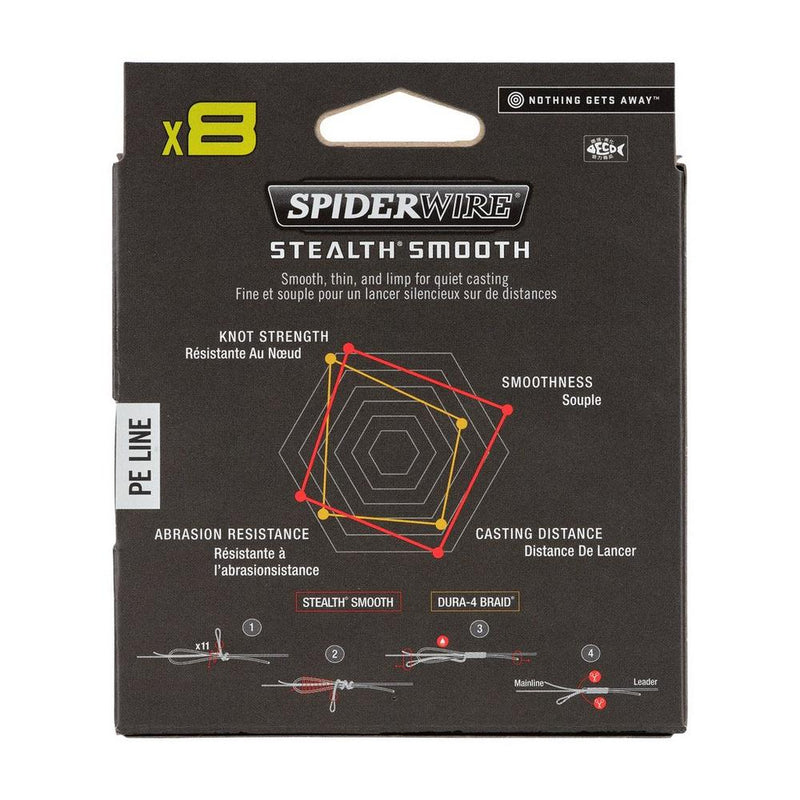 SpiderWire Stealth Smooth8 x8 PE Braid 150m