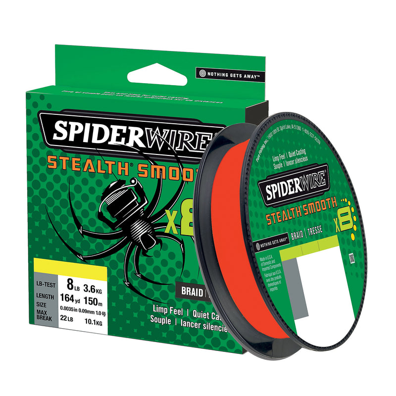 Spider Wire Stealth Smooth8 Red 150m