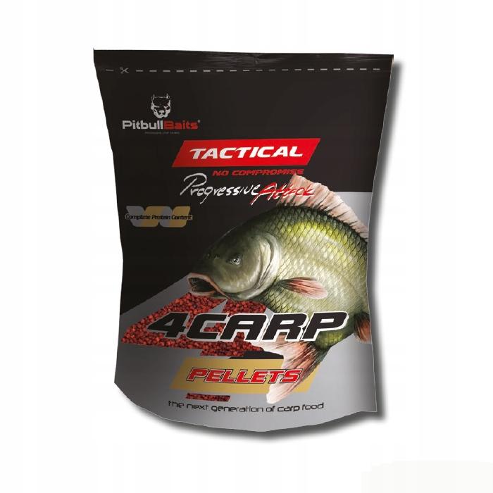 StarFish PitbullBaits Tactical Pellets 800g 2mm Red Worm
