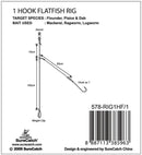 SureCatch Pro Series 1 Hook Flatfish Rig