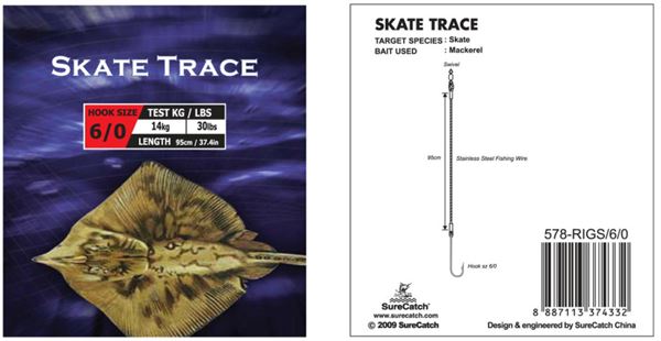 Surecatch Pro Series Skate Wire Trace Rig