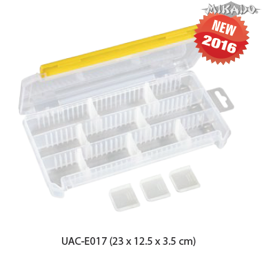 MIKADO PLASTIC BOX UAC-E017 (23 x 12.5 x 3.5 cm)