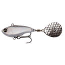 Savage Gear Fat Tail Spin 8cm 24g Sinking White Silver