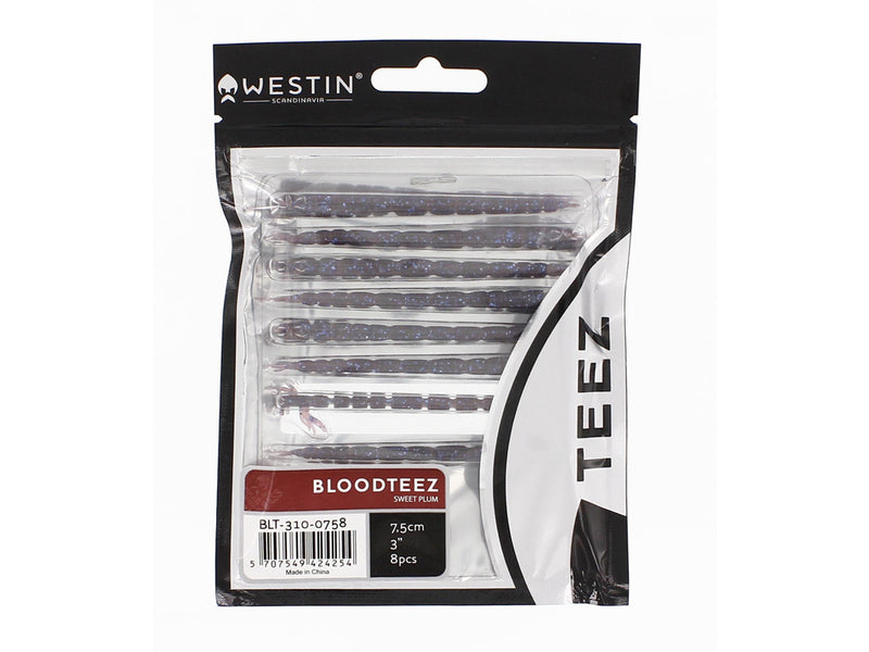 Westin BloodTeez Worm 7.5cm Bloodworm