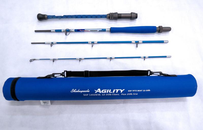 Shakespeare Agility 2 Expedition Boat 4 piece Rod
