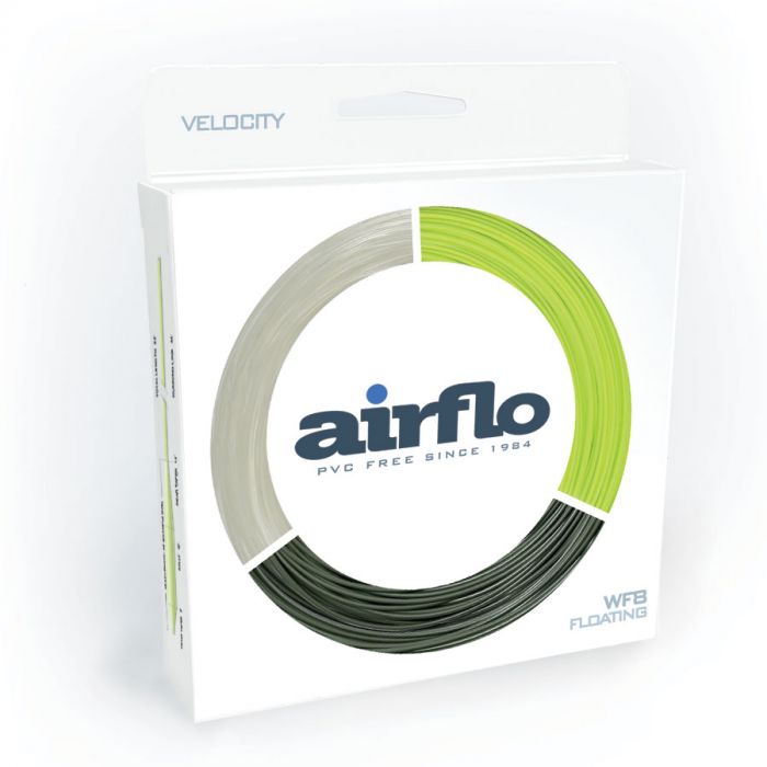 Airflo Velocity Floating DT Fly Line Optic Green