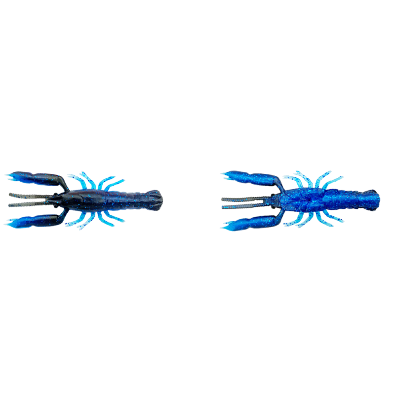 Savage 3D Crayfish Rattling 6.7cm 2.9g Blue Black 8pcs