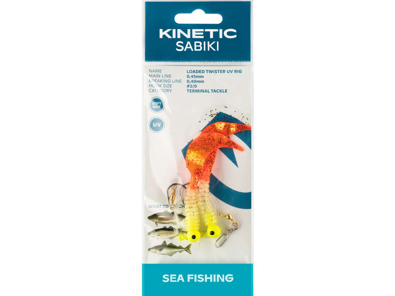 Kinetic Sabiki Loaded Twister UV