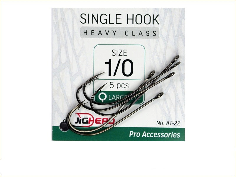 JigHead Single Hooks Heavy Class