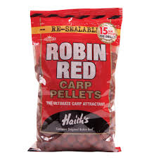Dynamite Baits Robin Red Pellets 15mm Pre Drilled 900g