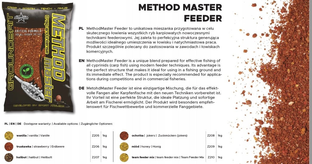 StarFish Method Master Feeder 1kg Sweet Fishmeal starfish-method-master-feeder-1kg-sweet-fishmeal