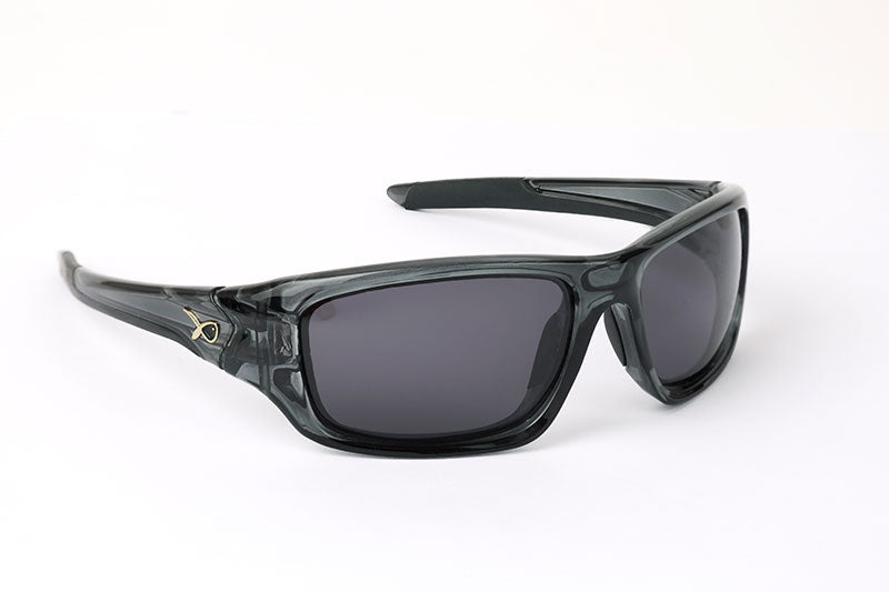 Matrix Polorised Sunglasses Wraps Trans black / grey lense