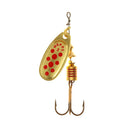 Mepps Aglia Spinner  Gold Red Dots