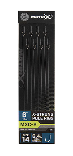 Matrix MXC-2 X-Strong Pole Rigs Barbless 15cm/6ins