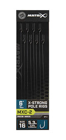 Matrix MXC-2 X-Strong Pole Rigs Barbless 15cm/6ins