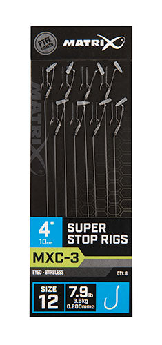 Matrix MXC-3 Super Stop Rigs Barbless 10cm/4ins