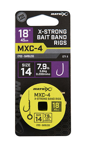 Matrix MXC-4 Bait Band Rigs Rigs 45cm/18ins
