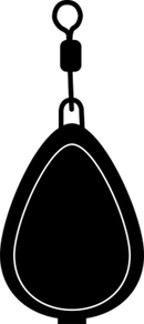 Zebco Z-Carp Flat Pear Swivel sparkled mudd