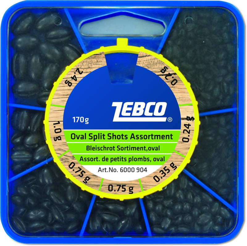 Calico Split Shot Zebco Split Shot Assortment 170g Oval