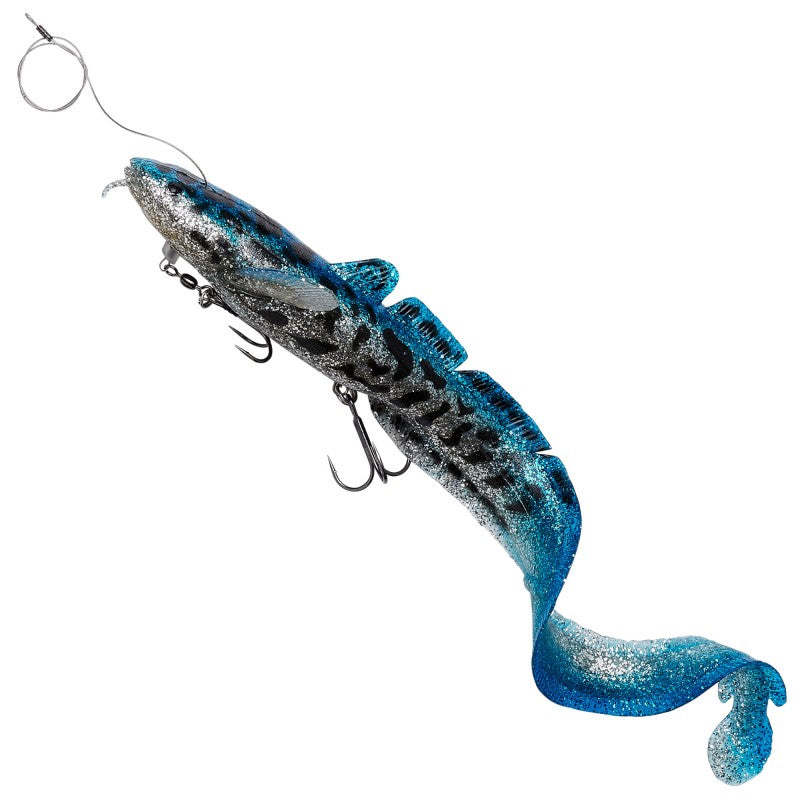 Savage Gear 3D Line Thru Burbot 50cm 435g Blue Silver UV