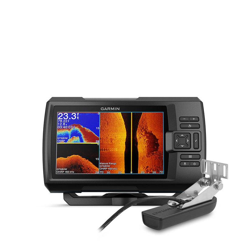 Garmin Striker Vivid 7 fish finder  with side view GPS and Transducer 