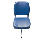 Waveline Navy Deluxe Low Back Folding Seat S/S 316 Fittings